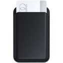 SATECHI Vegan-Leather Magnetic Wallet Stand (Black)