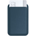 SATECHI Vegan-Leather Magnetic Wallet Stand (Dark Blue)