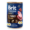 Wet Dog Food - BRIT Premium by Nature Junior Turkey with Liver 400g