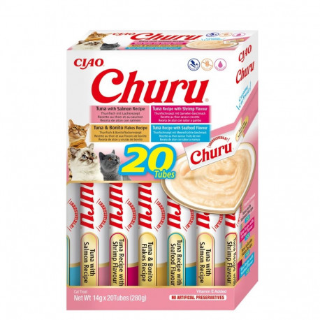 Cat Treats - Inaba Churu Variety Box 20x14g