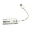 Ethernet Adapter - Techly USB 2.0 to Fast Ethernet 10/100 Mbps White