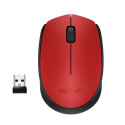 Computer Mouse - Logitech M171 Red, Wireless, 1000 DPI