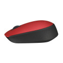 Computer Mouse - Logitech M171 Red, Wireless, 1000 DPI