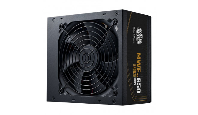 Power Supply Unit - Cooler Master MWE Bronze 650W ATX Black