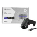 Barcode Scanner - Qoltec 50853 1D/2D USB Black