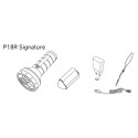 LED Flashlight - Ledlenser P18r Signature, Silver