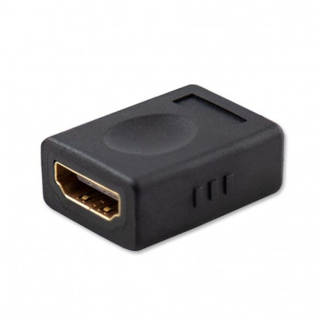 Adapter - SAVIO CL-111 HDMI (F) to HDMI (F) Straight Barrel Black