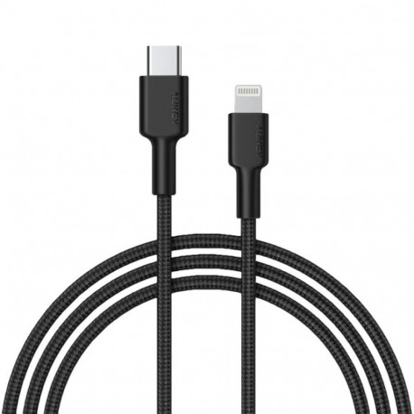 Cable - AUKEY CB-CL02 Lightning to USB C 1.2m 480Mbit/s Black