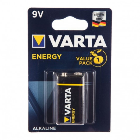 Battery - Varta 9V Energy 6LR61 Alkaline Battery 1 pc