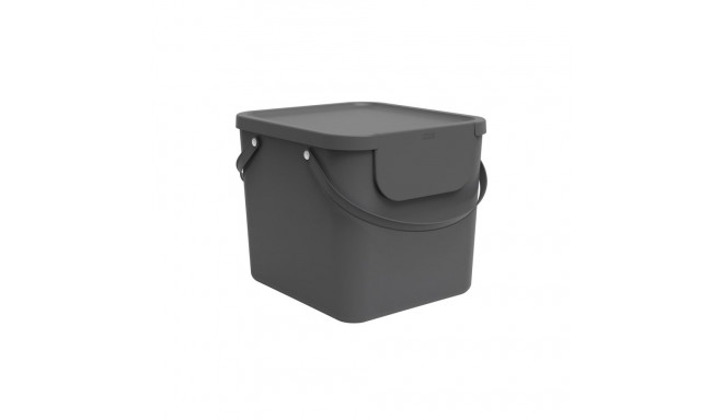 Waste Container - ALBULA 40L Recycled Plastic Gray