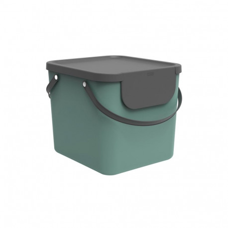 Waste Container - ROTHO Albula Green 40L Technopolymer 400x340x358mm
