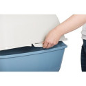 Hooded Litter Box - Rotho Bailey, Blue