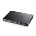 Ethernet Switch - Zyxel Xgs2220-30hp Managed, Black