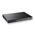Ethernet Switch - Zyxel Xgs2220-30hp Managed, Black