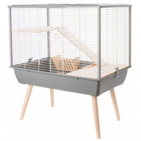 Rodent Cage - Zolux Neo Muki H58 Gray Cage