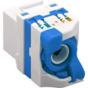 Network Accessory - Techly CAT 6a KeyStone RJ45 Jack UTP White
