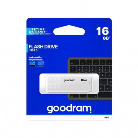 USB Flash Drive - Goodram Ume2 16gb, White