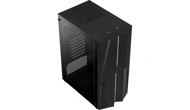 Computer Case - Aerocool Mecha Midi Tower ATX, Micro ATX, Mini-ITX, Black