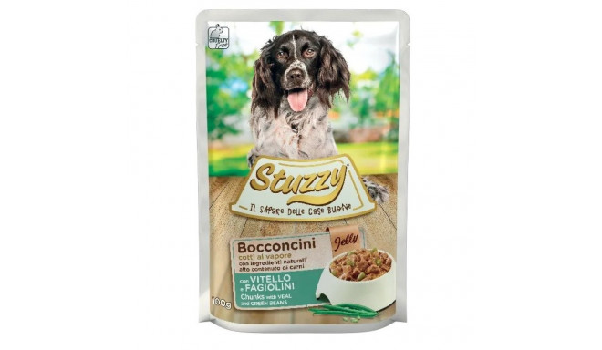 Dog Food - Stuuzzy Chunks With Veal And Green Beans 100g