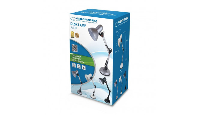 Desk Lamp - Esperanza Eld112k, Black