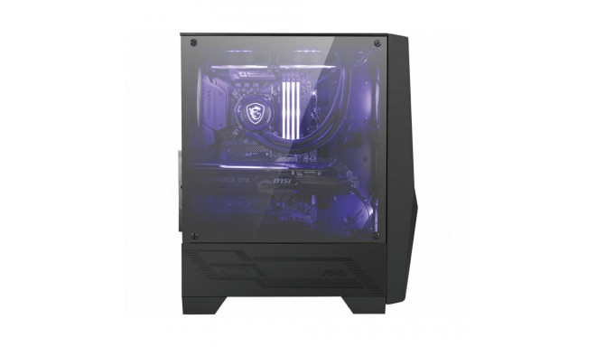 Mid Tower Case - MSI MAG FORGE 100M 2x 120mm ARGB Fans Black