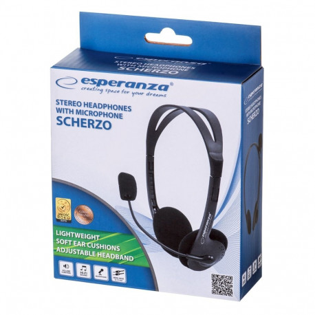 Headphones - Esperanza Eh102 Black