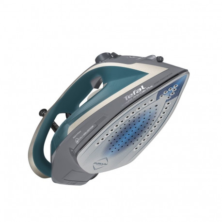 Iron - Tefal Ultragliss FV6842 2800W Blue, Silver Tefal Ultragliss FV6842 Steam Iron 2800W Anti-Calc