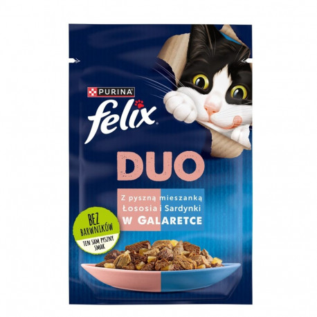 Wet Cat Food - Felix Duo, Orange