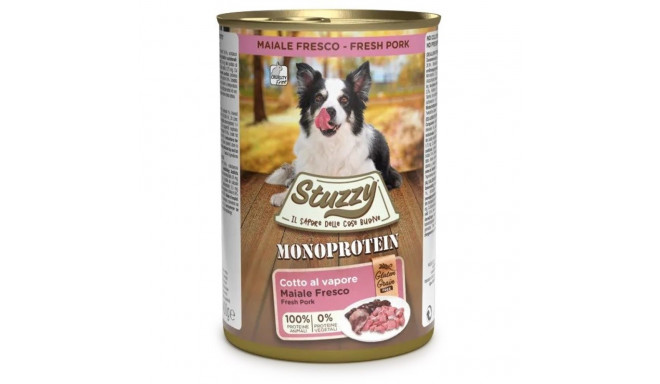 Wet Dog Food - Stuzzy Monoprotein Pork 400 g