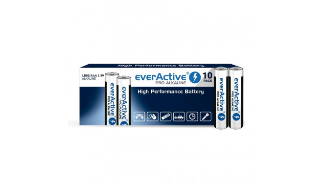 Battery - Everactive Pro Lr03 Aaa Shrink Pack 10 Pieces