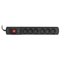 Power Strip - Activejet COMBO 6GN 1.5M 6 AC Outlets Black