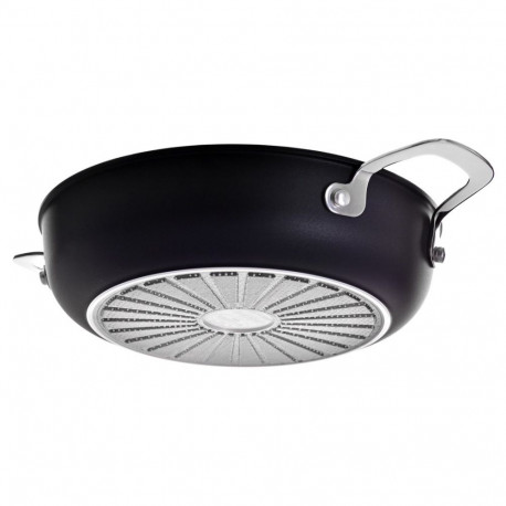 Deep Frying Pan - Ballarini Alba ALBG3ED 24cm Non-Stick Graphite