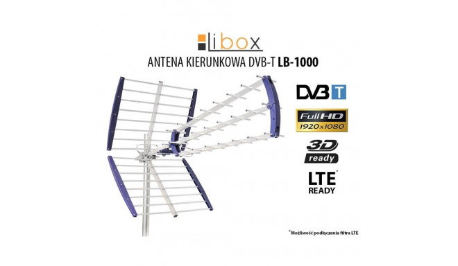 Directional Antenna - Libox Lb-1000 16.5 Db Antenna Dvb-t