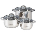 Cookware Set - Maestro MR-2120-6L Stainless Steel 6-Piece