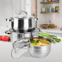 Cookware Set - Maestro MR-2120-6L Stainless Steel 6-Piece