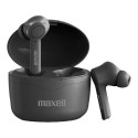 Earbuds - Maxell Bass 13 Sync Up Wireless Bluetooth Headphones Black