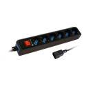 Power Strip - Techly IUPS-PCP-6V 6 Sockets VDE Plug Black