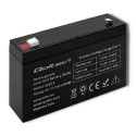 AGM Battery - Qoltec 53072 6V 7.2Ah Black