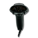 Barcode Scanner - Qoltec 50861 Wired Laser 1D Black