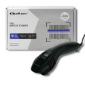 Barcode Scanner - Qoltec 50861 Wired Laser 1D Black