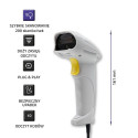 Laser Scanner - Qoltec 50877 1D USB White