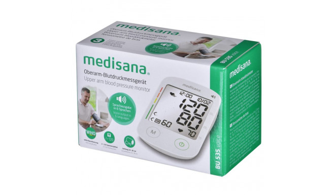 Blood Pressure Monitor - Medisana BU 535 VOICE Upper Arm 2 Users LCD Display