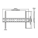 TV Mount - Maclean Max Vesa 600x400 37-70" Black