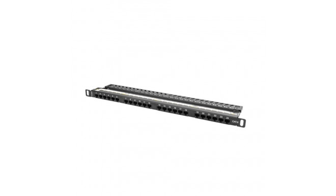 Network Patch Panel - Lanberg Ppu6-0024-b, Black