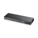 Network Switch - Zyxel Gs1920-24v2, Black