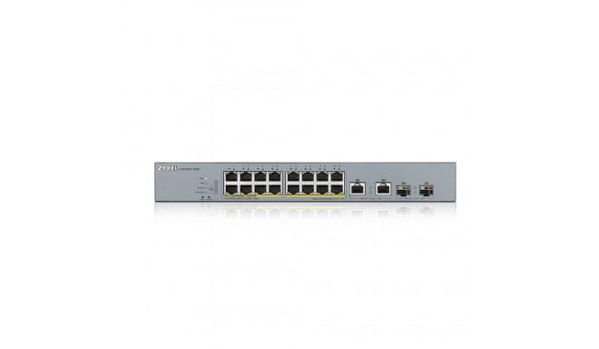 Network Switch - Zyxel GS1350-18HP Managed L2 Gigabit Ethernet PoE 250W Grey