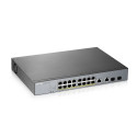 Network Switch - Zyxel Gs1350-18hp Managed Gigabit Ethernet PoE Gray