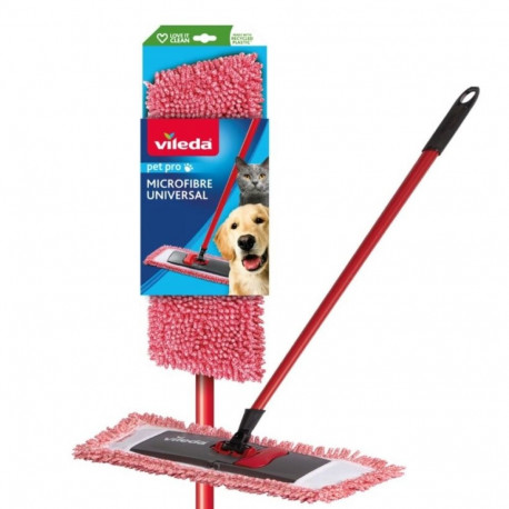 Cleaning Accessory - Vileda Pet Pro Hair and Coat Mop Red
