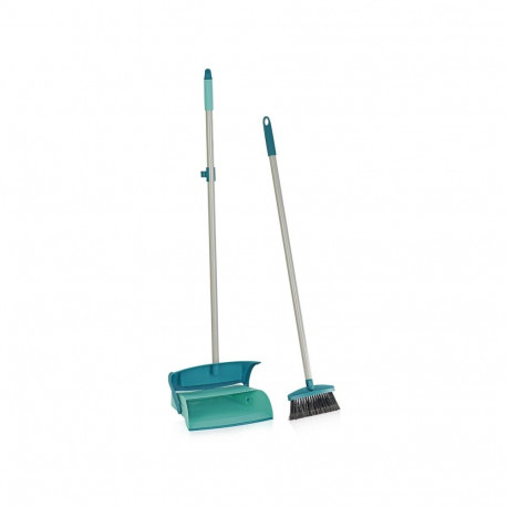 Dustpan Set - Leifheit 41405 Hanging Turquoise, Grey, Black