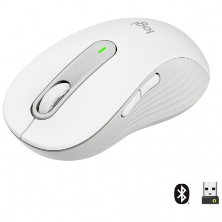 Computer Mouse - Logitech Signature M650 L Wireless Mouse 2000 Dpi Whi